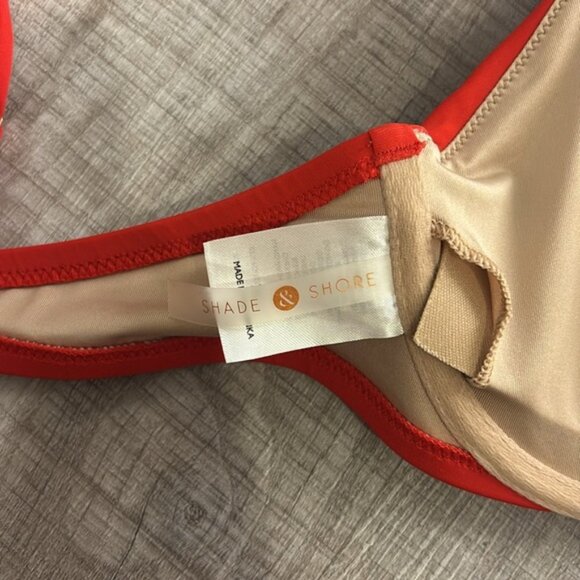 shade and shore red underwire bikini top - Picture 3 of 4